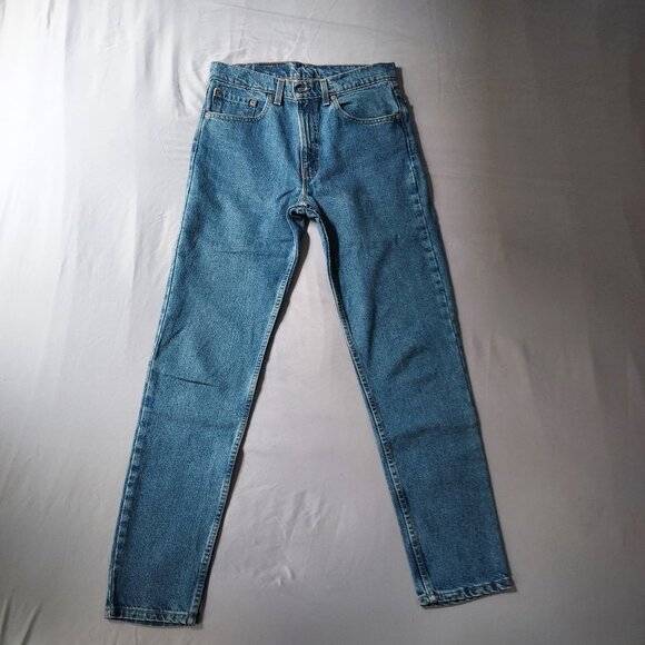 Levi's 512 Slim Fit Tapered Leg Mens Jeans Blue 33x32 - Picture 1 of 5